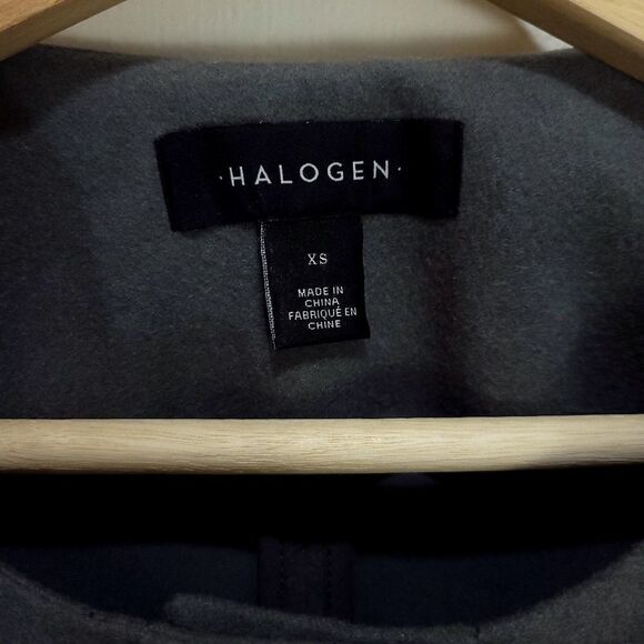 Halogen Gray Soft Asymetric Ruffle Jacket - Picture 6 of 13